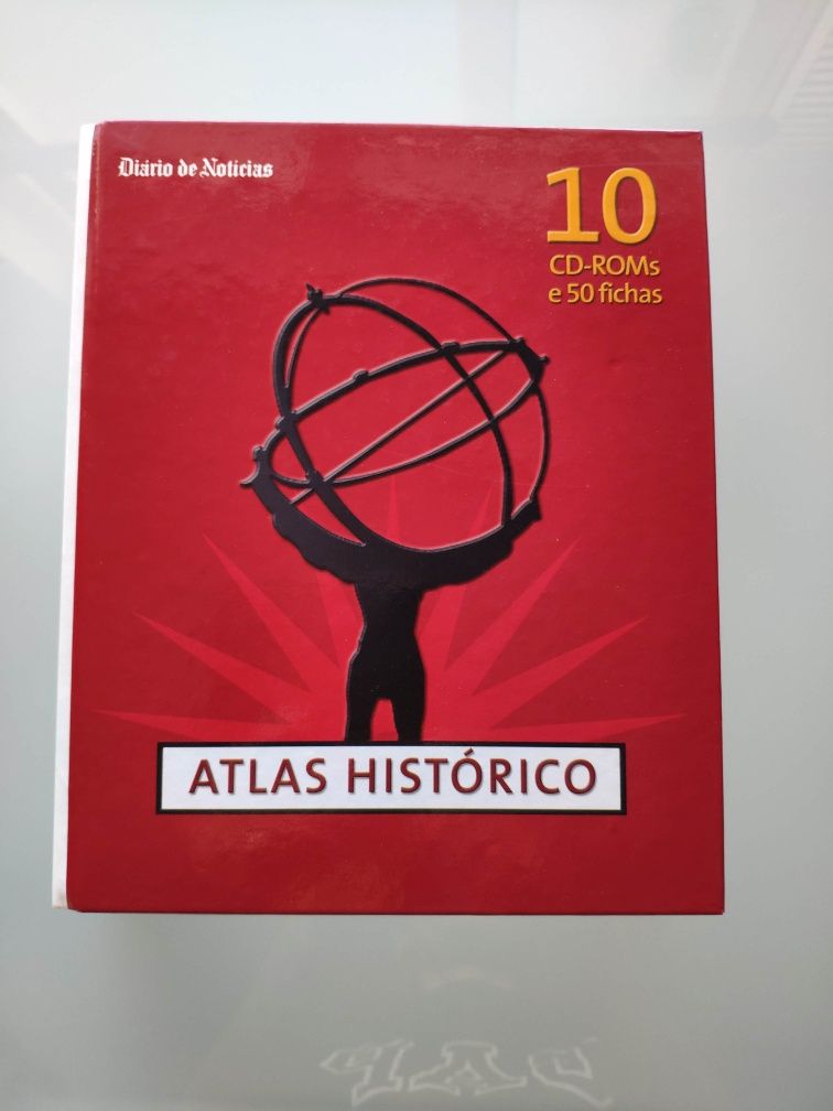 Atlas Histórico - coleção COMPLETA 10 CDs+50Fichas