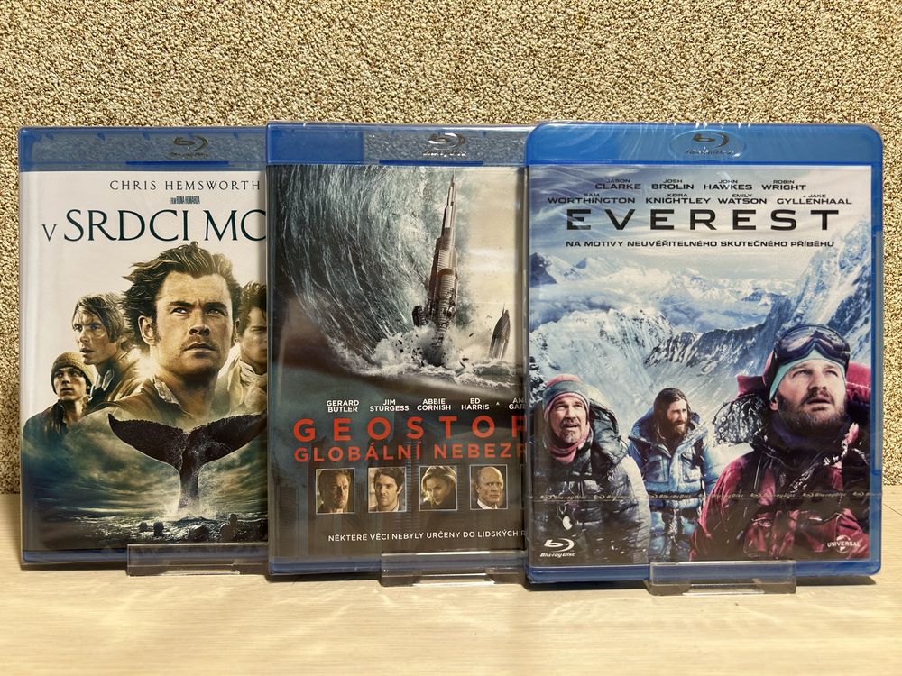 Blu-ray диски Amaray Эверест /Геошторм /Мумия с переводом.