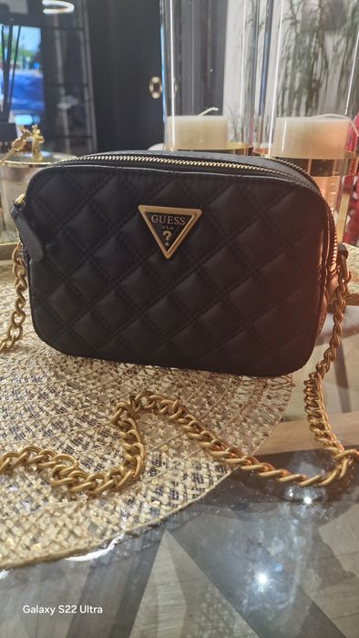 Torebka Guess oryginalna czarna GIULLY