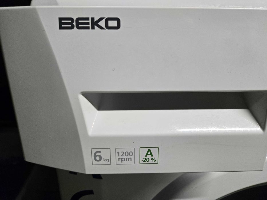 Pralka Beko . Wsad 6kg/1200. obr. Polskie menu.Gwar. A 2 plus.