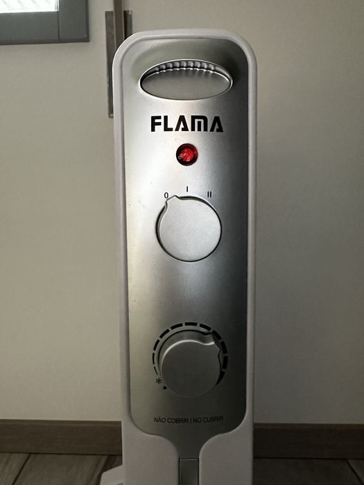 Aquecedor Radiador FLAMA Mica branco 1500w