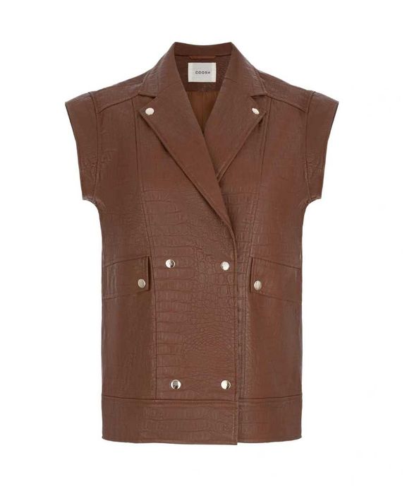 Жилет з екошкіри Coosh