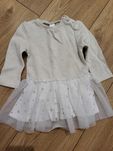 Sukienka świąteczna baby club r.80