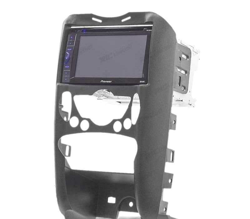 MOLDURA ADAPTADOR PRETO PARA RADIO 1-DIN Y 2-DIN PARA MINI HATCH II CABRIO II CLUBMAN CLUBVAN COUPE