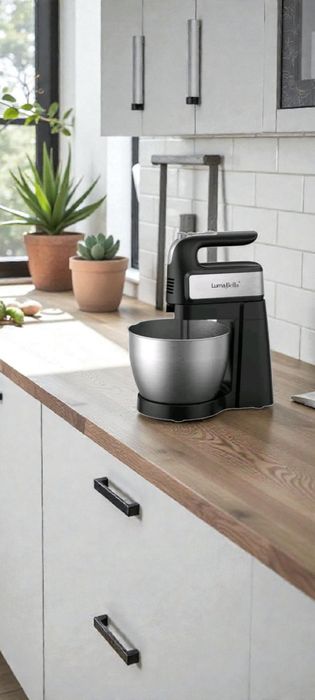 600 W. Якість супер. Потужний міксер з чашею Luma Bella