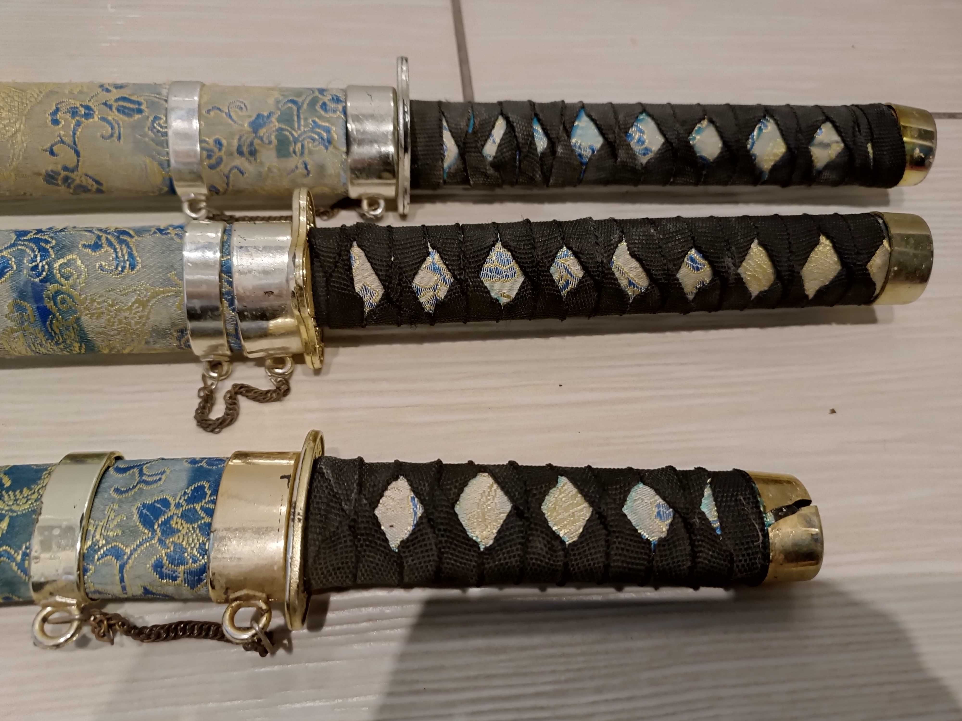 Miecz samurajski katana 3 sztuki replika