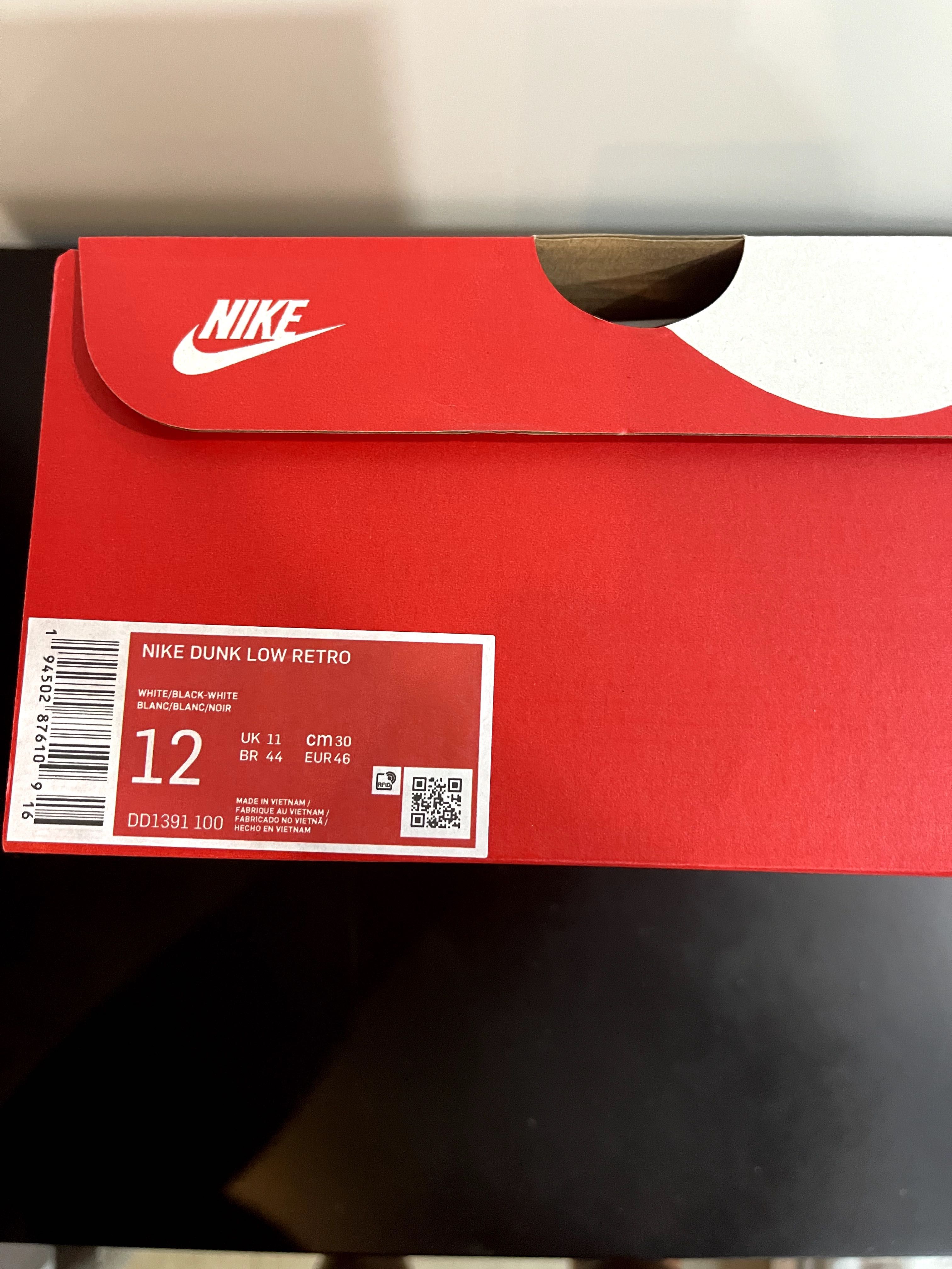 Nike dunk low Panda tenis