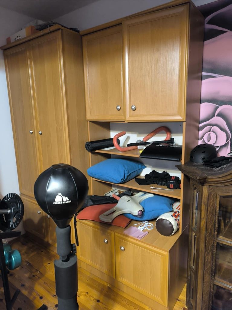 Komplet mebli szafa witryna do pokoju salonu meble