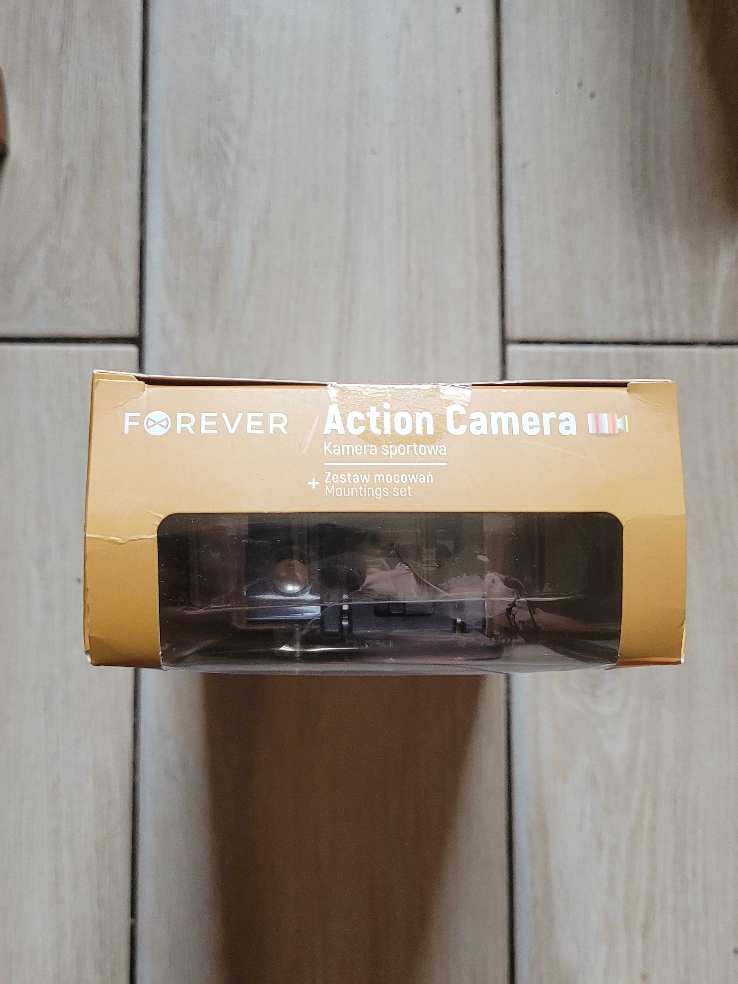 Kamera sportowa Action Camera Forever V2 nowa + zestaw mocowań obudowa