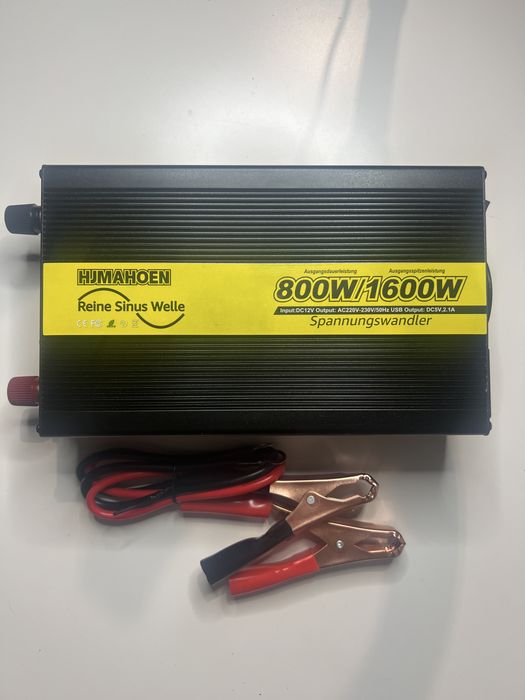 Przetwornica napięcia 800W/1600W 12V na 230V