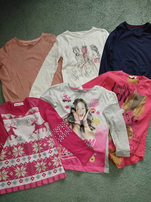 Paka ubrań dla dziewczynki 122