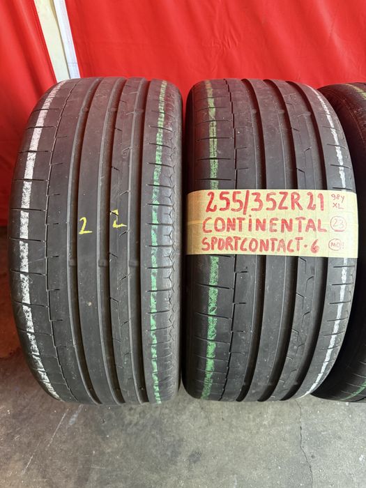 Pneus 255/35/21 Continental Todos Iguais Impecaveis