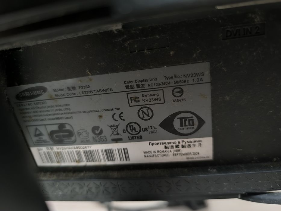 Монітор, екран Samsung