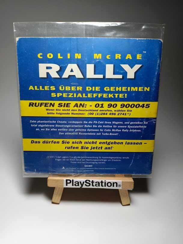 Colin McRae Rally manual książeczka instrukcja Ps1 Psx PsOne