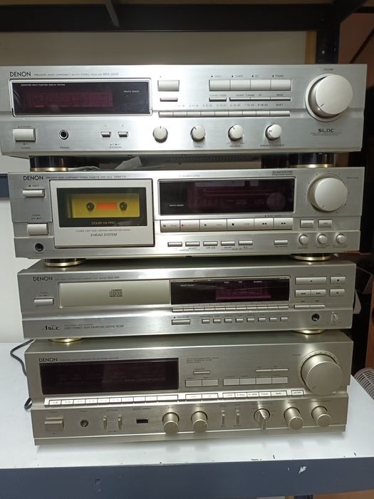 Denon DRM-710 magnetofon srebrny