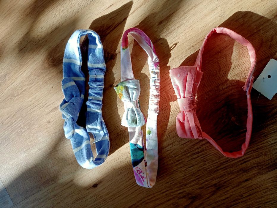 Opaski materiałowe dla dziewczynki