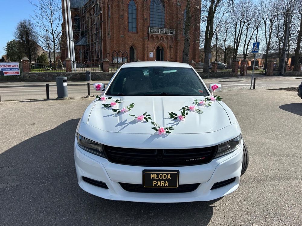 Samochód do ślubu Dodge Charger auto na uroczystość wesele