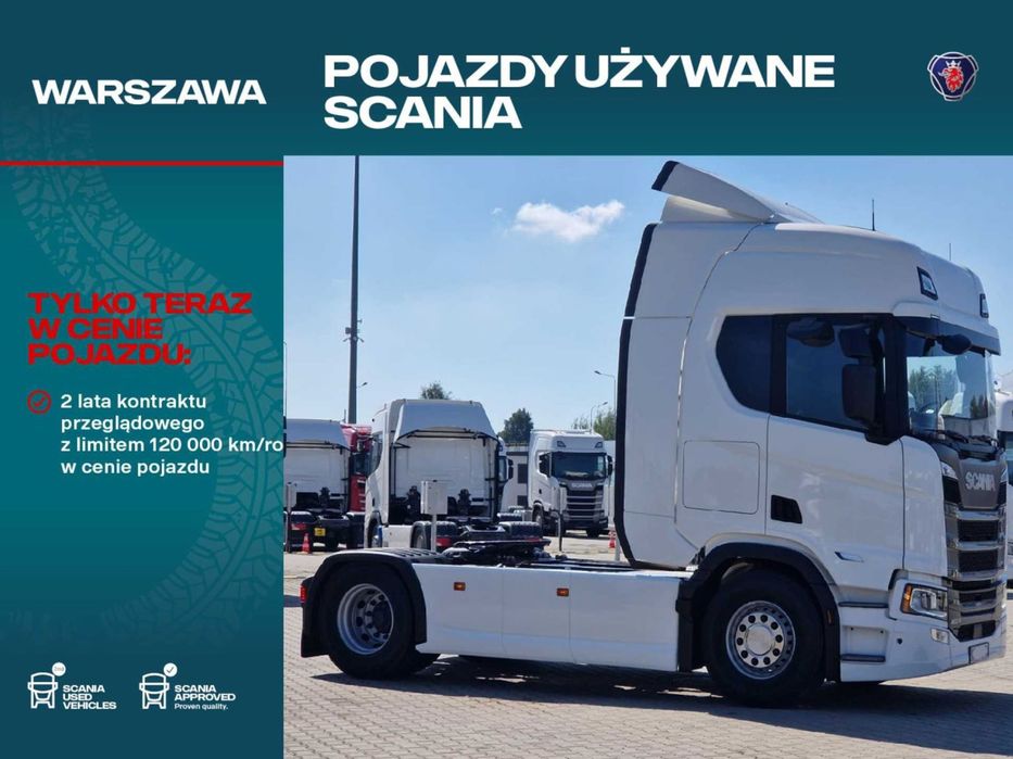 Scania R 460 A4x2NA  SUPER, Nowe Tacho, FULL LED, Klima Postojowa