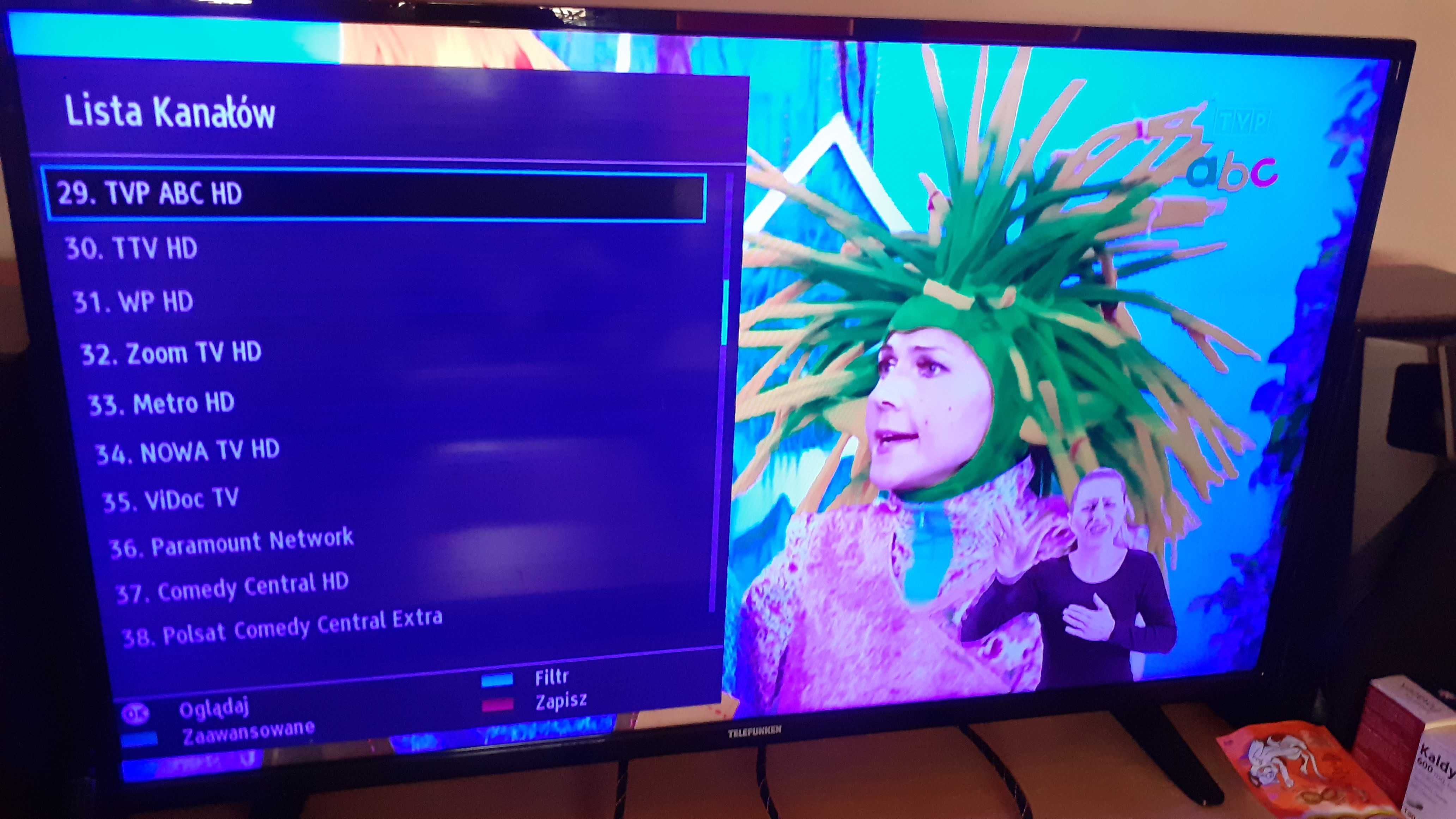 Telewizor SMART FullHD Telefunken 43" DVBT2/Hevc, HDMI, USB, EuroScart