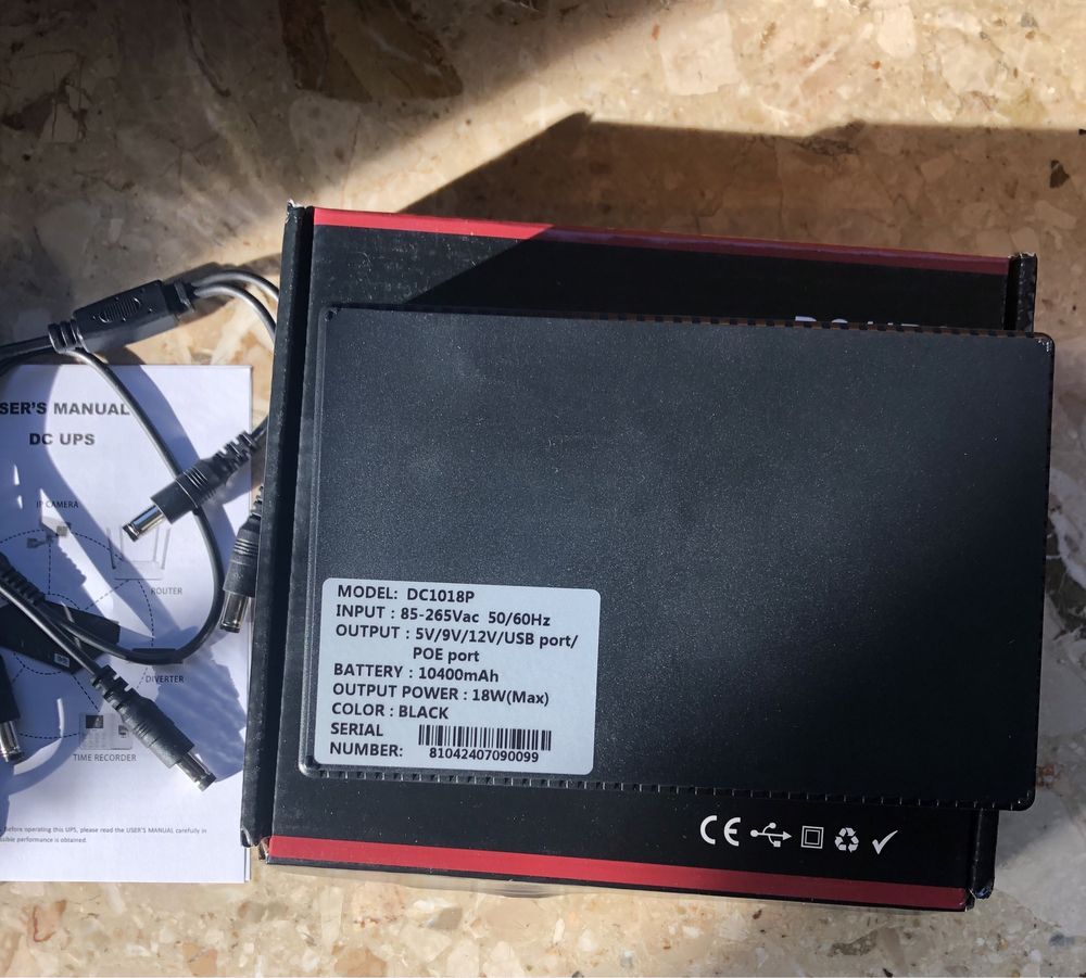 Ups, упс для роутера 10400 mAh, дбж