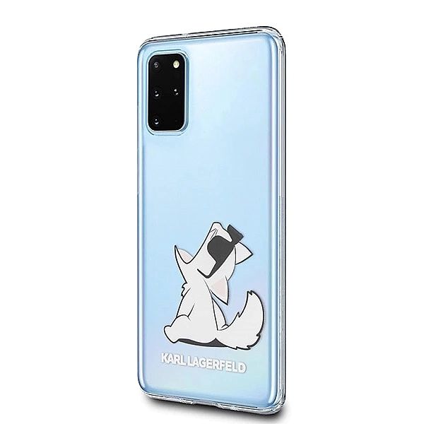Etui Karl Lagerfeld Choupette Fun na Samsung Galaxy S20+ - przezroczys