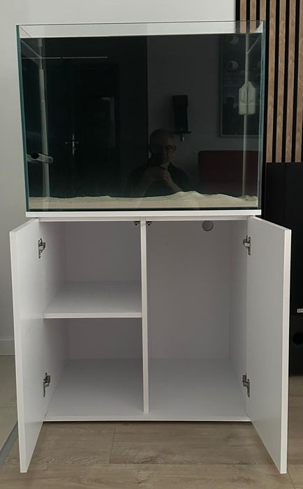 Akwarium z panelem filtracyjnym 60x60x60 opti front