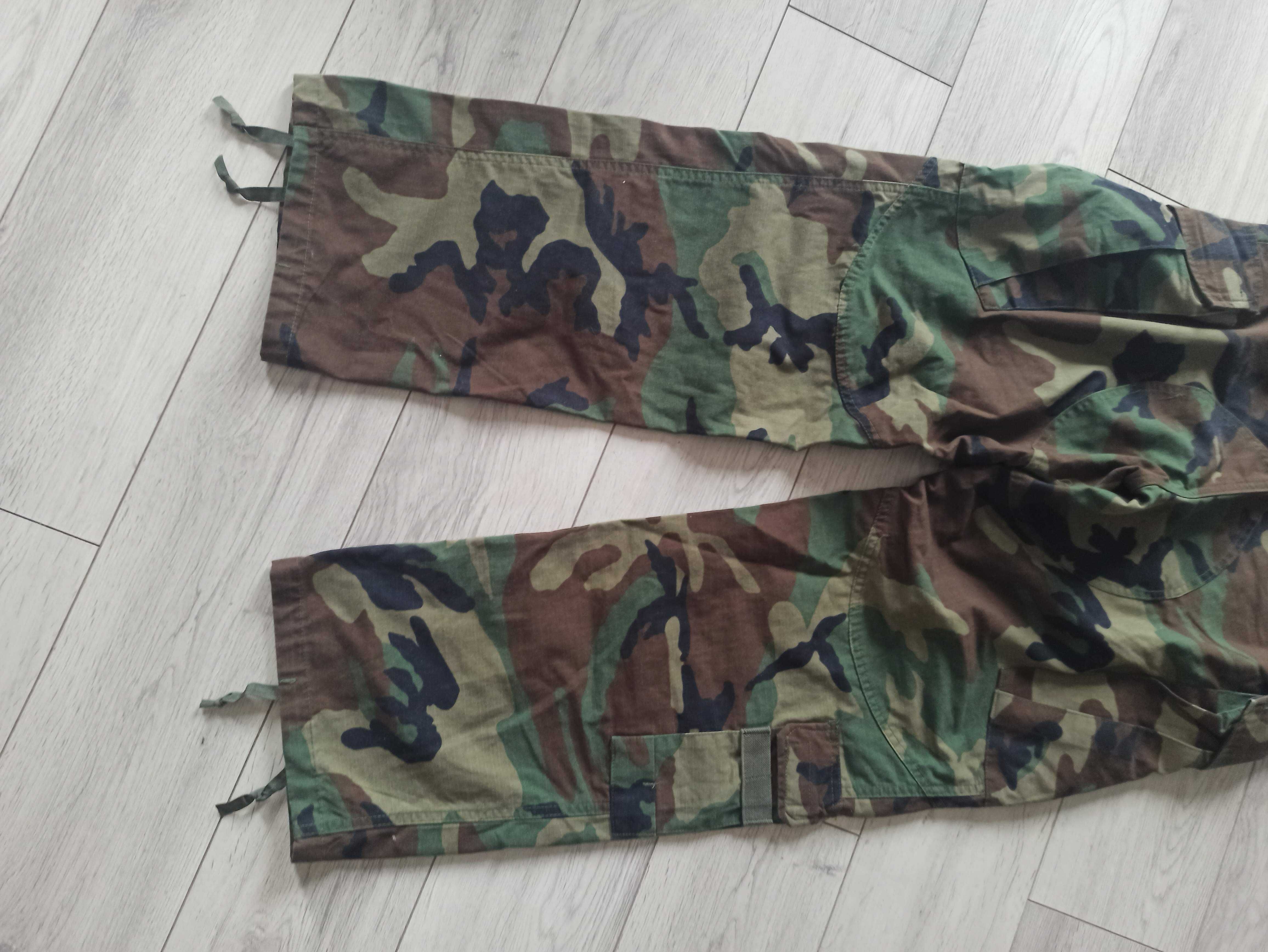 SPODNIE bojówki M65 Woodland XS/R US Army USMC