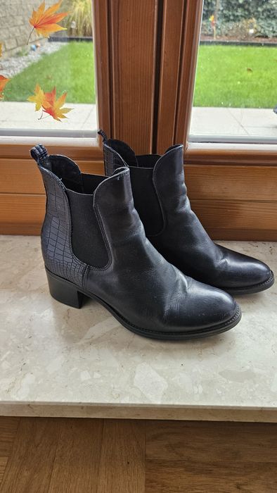 Botki Gino Rossi skórzane