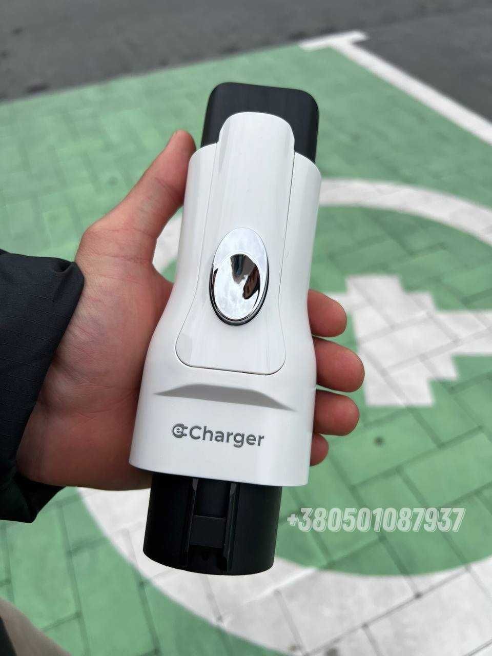 Перехідник eCharger з Type 1 на GBT (7.4 кВт 32А) для авто із Китаю