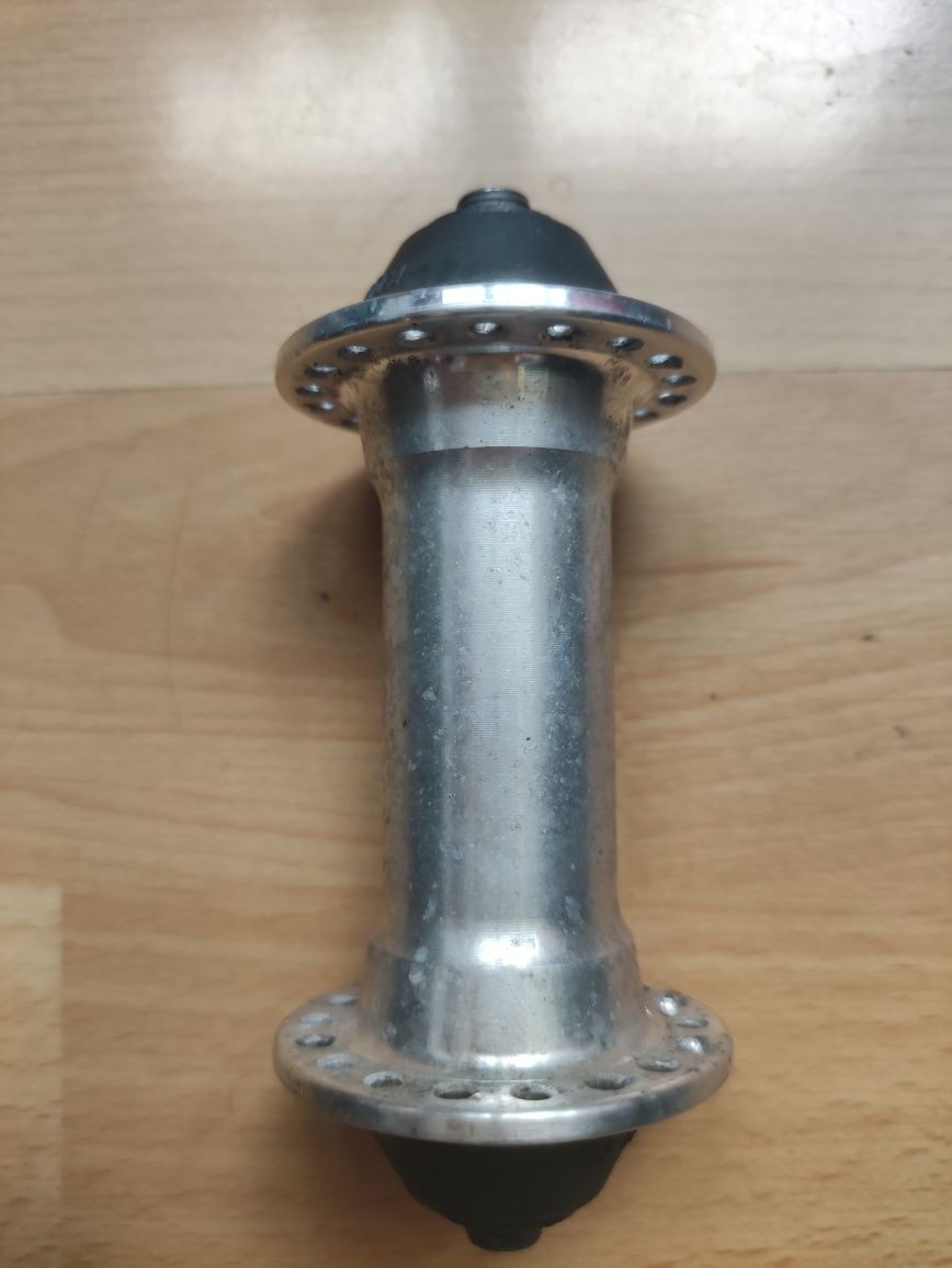Piasta rowerowa alu przód 36H 100mm srebrna