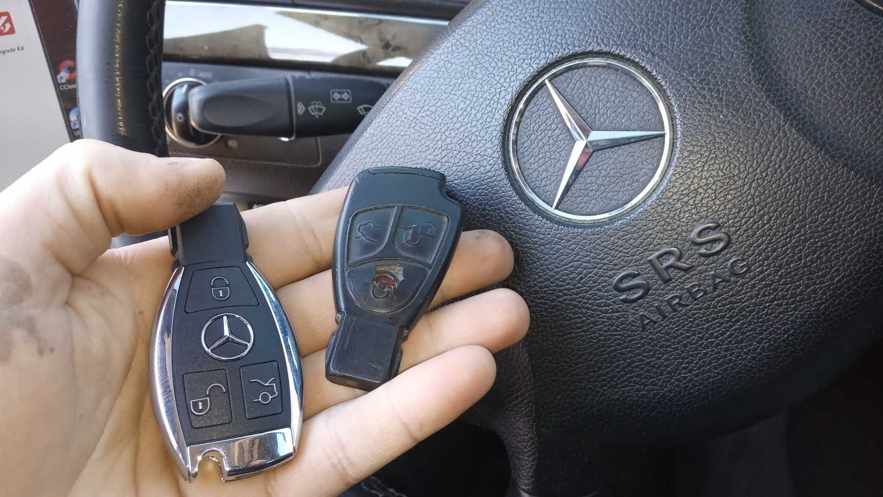 Ключи для автомобилей  Mercedes. Прошивка, привязка блоков управления.
