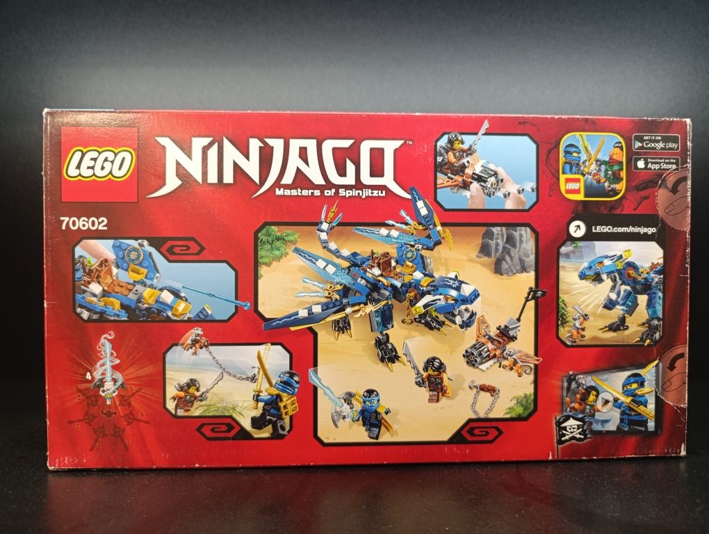 Nome: LEGO 70602 Jay's Elemental Dragon

Descrição: 
Sealed, never ope