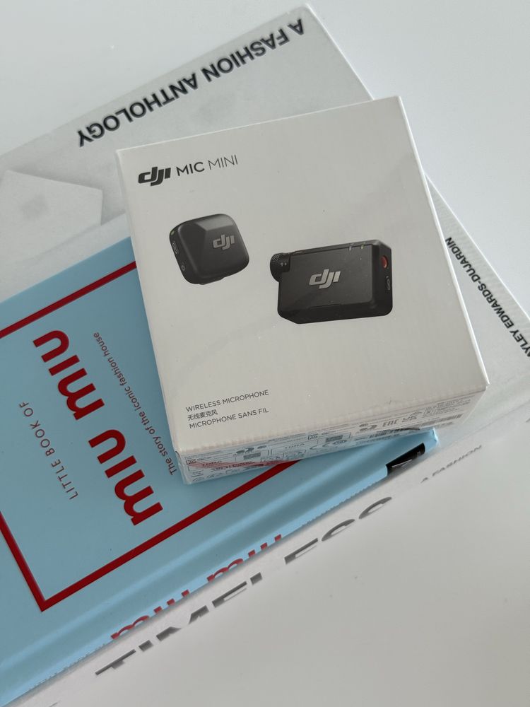Dji mic mini microfone wireless selado new