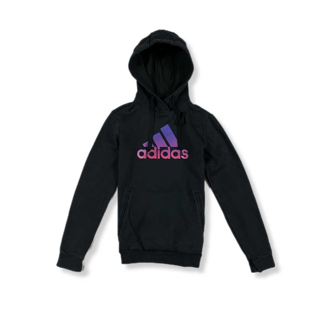 Adidas Bluza Damska Czarna Klasyczna Logo Unikat Klasyk XS S