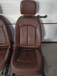 Fotel kierowcy audi a3 8v USA elektryczny brązowy