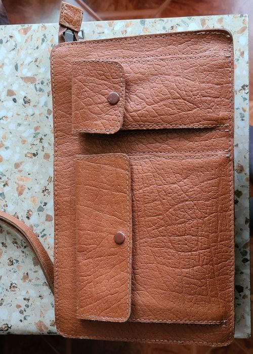 Saszetka męska skórzana oldschool