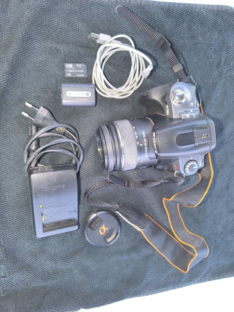 Máquina fotográfica Sony reflex
