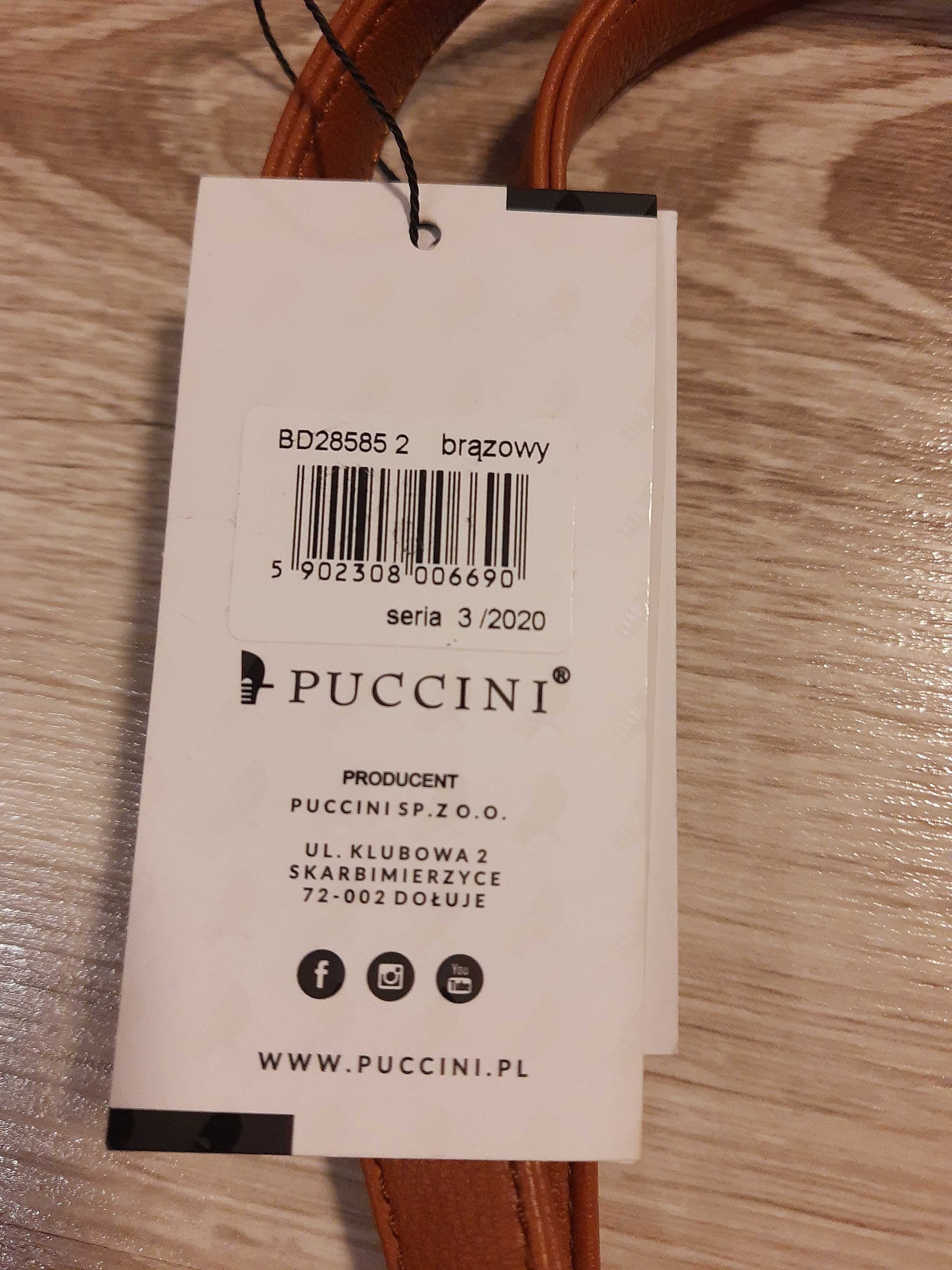 Puccini torebka damska brązowa duża nowa