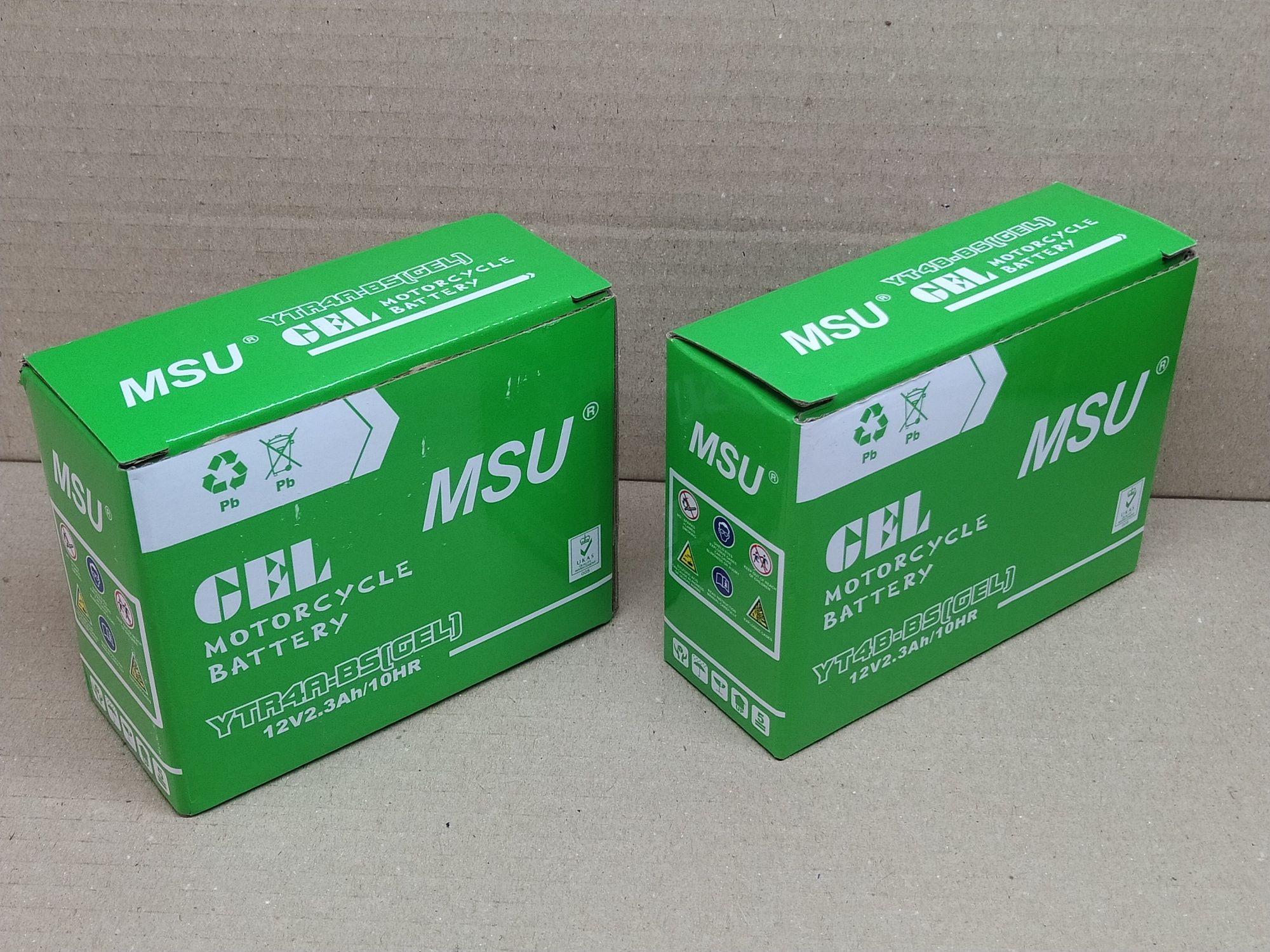 Аккумулятор мопеда/скутера АКБ GEL 2.3А HONDA/SUZUKI/YAMAHA "MSU"