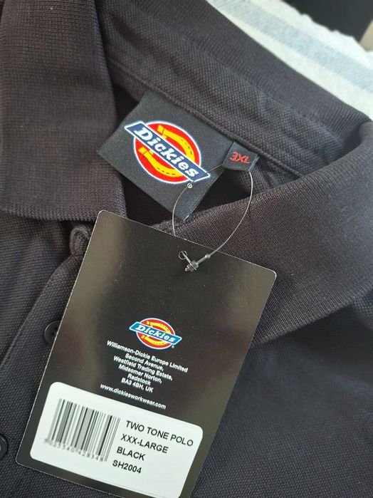 Dickies Koszulka polo Męska koszulka polo rozmiar 3XL 100% bawełna