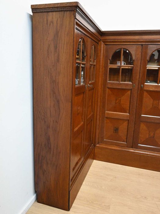 stylowa witryna biblioteka narożna 032603