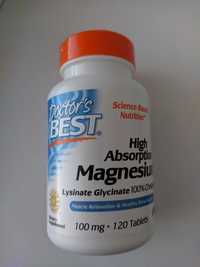 Б/У Doctor's Best Magnesium магний 100 мг/120 таб Lysinate Glycinate