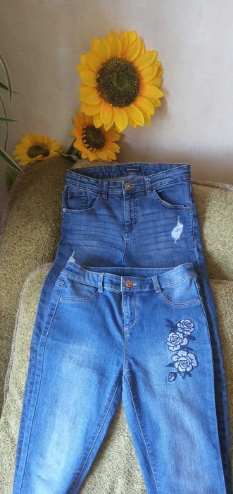 Легкие джинсы на девочку р-р 140-146