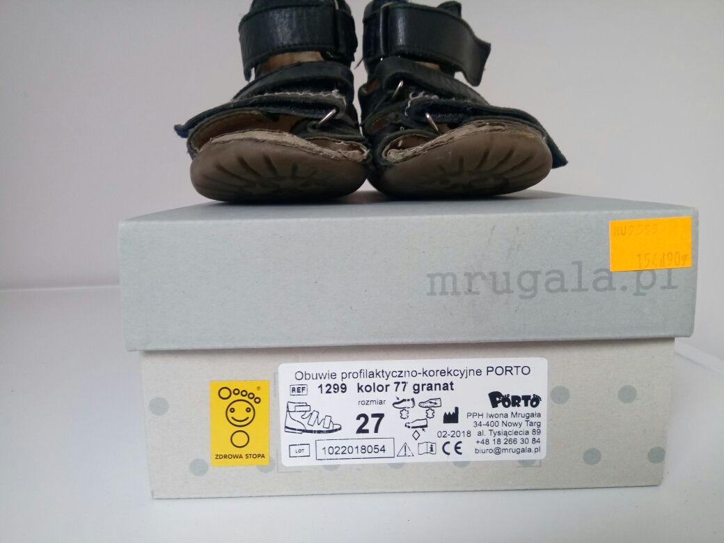 Buty profilaktyczne Porto Mrugala r. 27