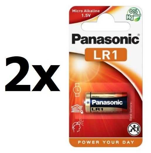 Baterie Alkaliczne Panasonic N/LR1 1,5V 2szt