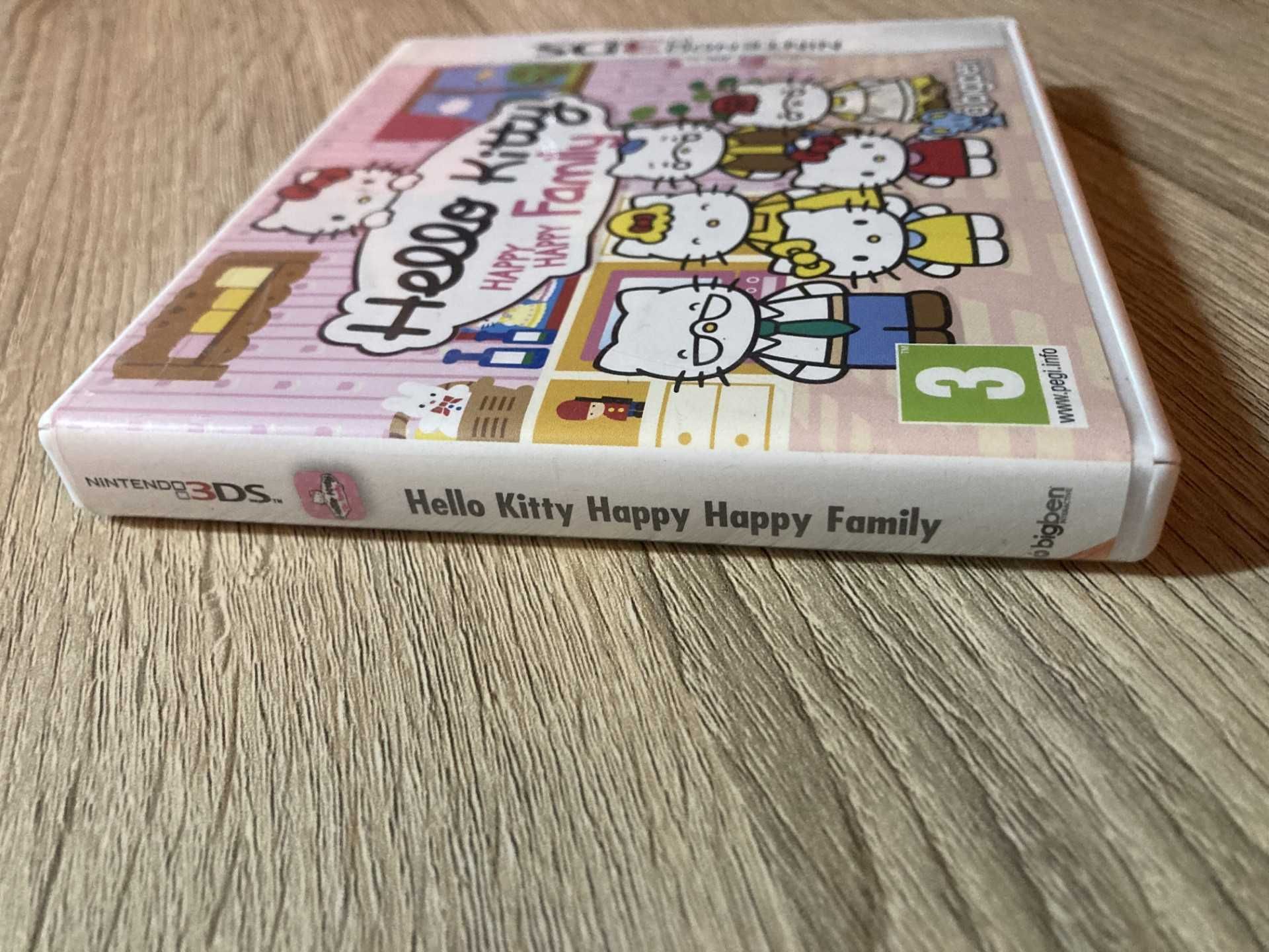 Hello Kitty Happy Happy Family (Nintendo 3DS) Rare