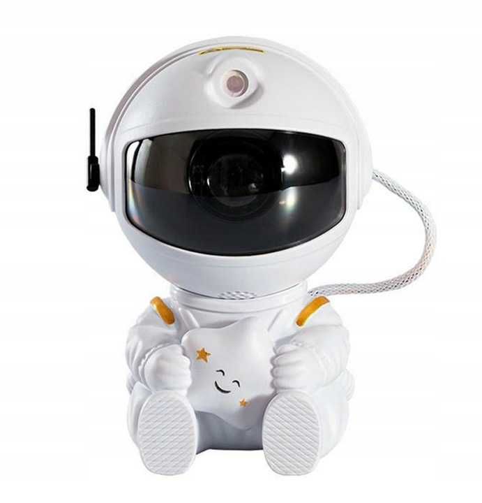 Projektor Gwiazd Nieba LED RGB Lampka Nocna Astronauta Dla Dziecka