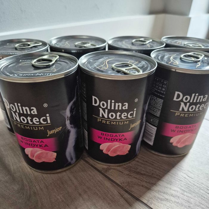 Karma dla kotów mokra Dolina Noteci Junior indyk 7x 400g