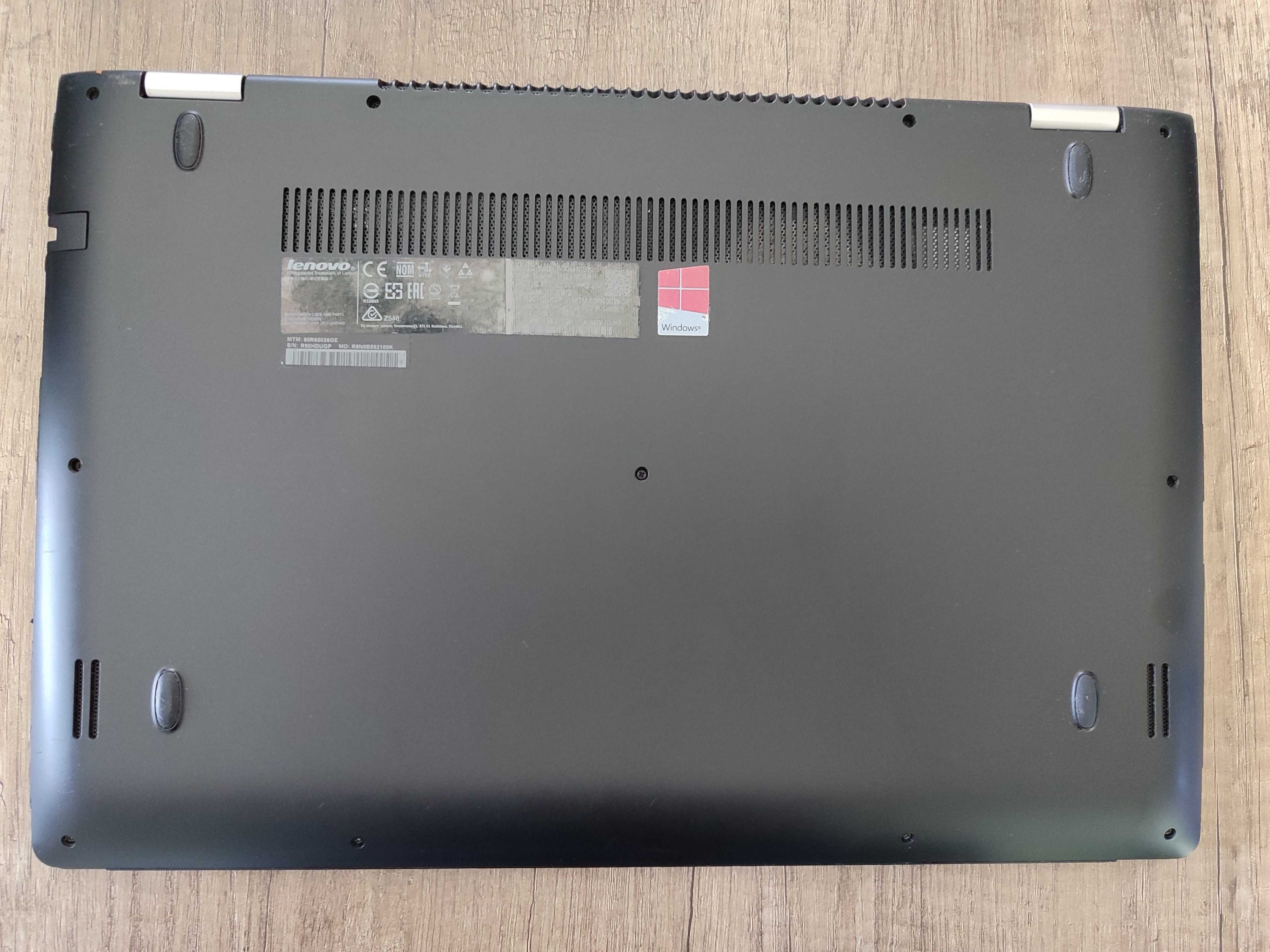 Lenovo Yoga 500-15isk 15'6' dotykowy / i7 6th/8GB DDR4/SSD/Nvida 920M/