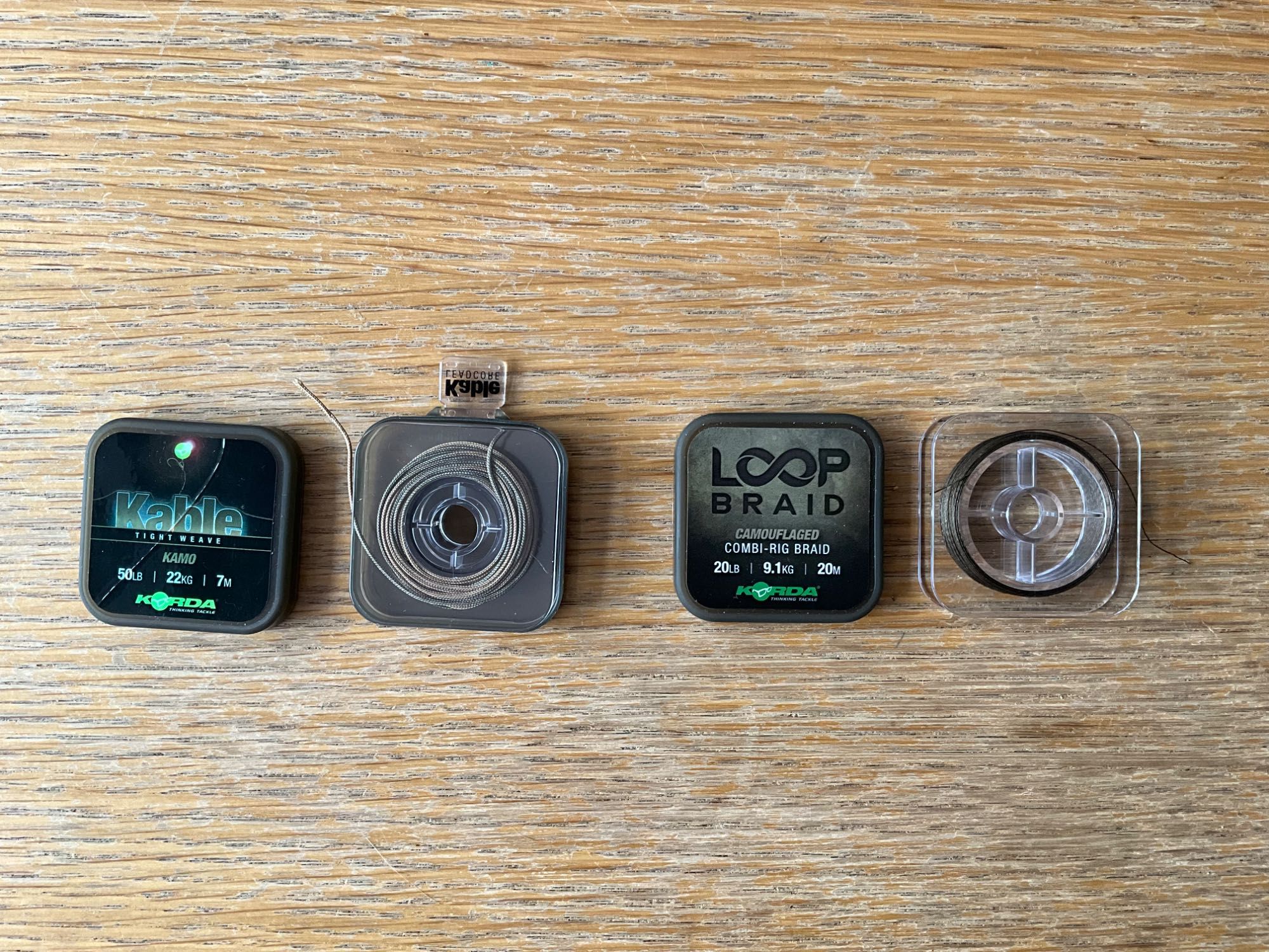 Leadcore Korda Kable Oraz Korda Loop Braid + gratis haki